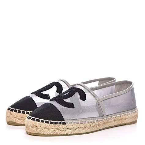 chanel espadrilles mesh and grosgrain|where to buy espadrilles.